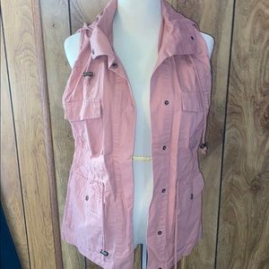 Love Tree pink hooded vest